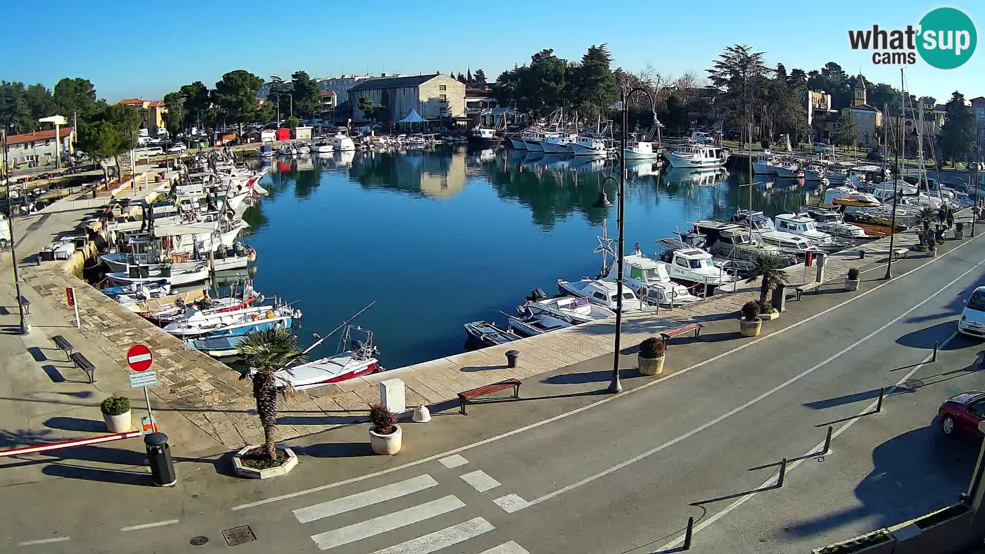 Novigrad webcam – old marina “Mandrač”