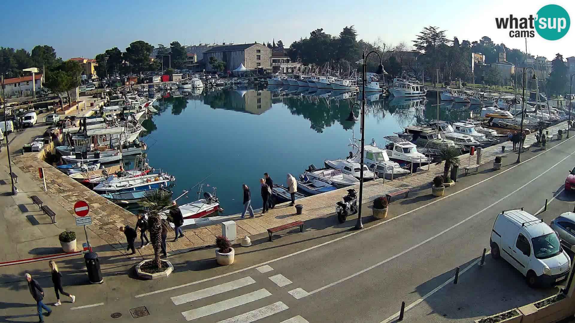 Novigrad webcam Mandrač | alten Hafen – Istrien