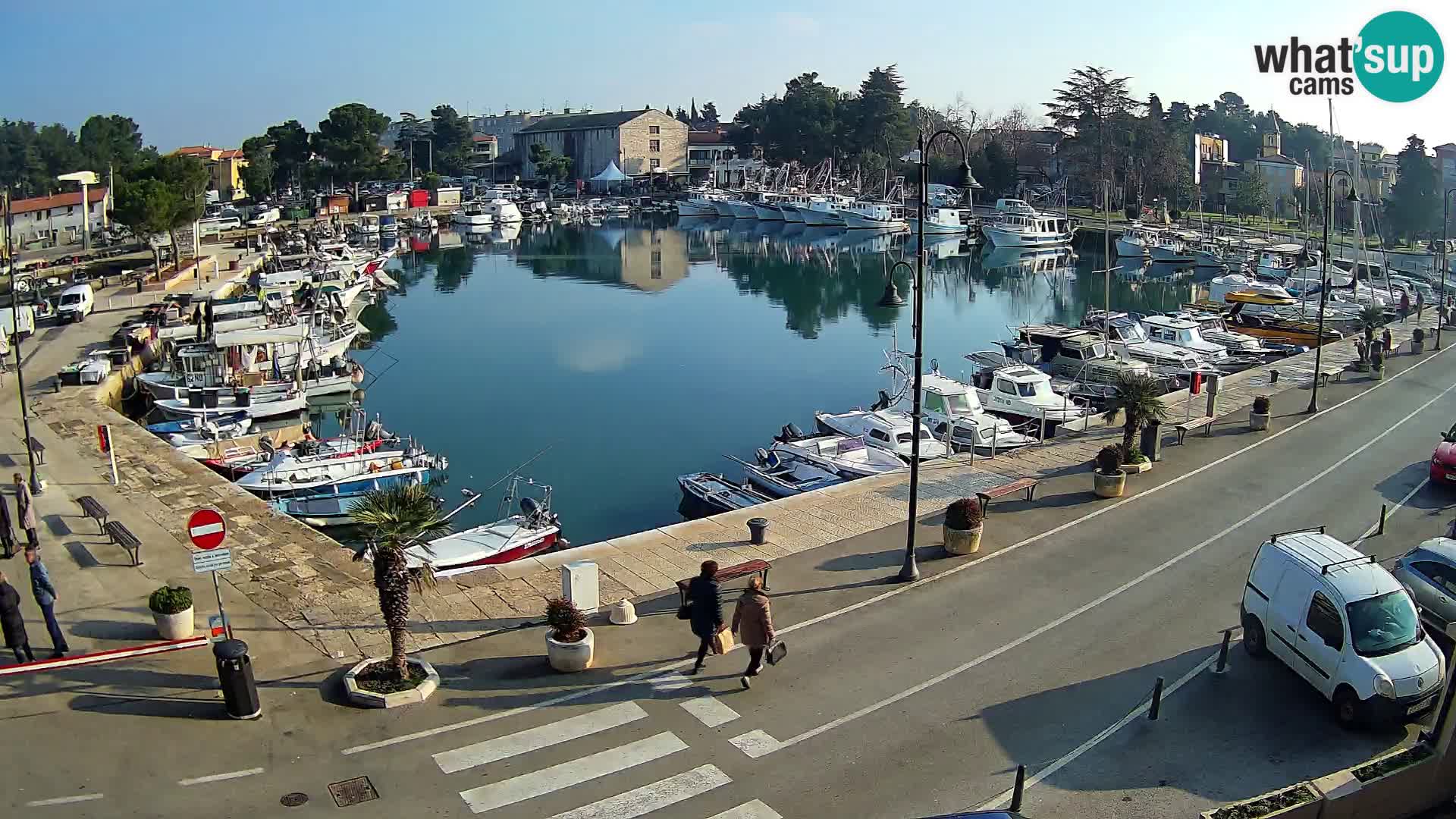 Novigrad webcam Mandrač | alten Hafen – Istrien