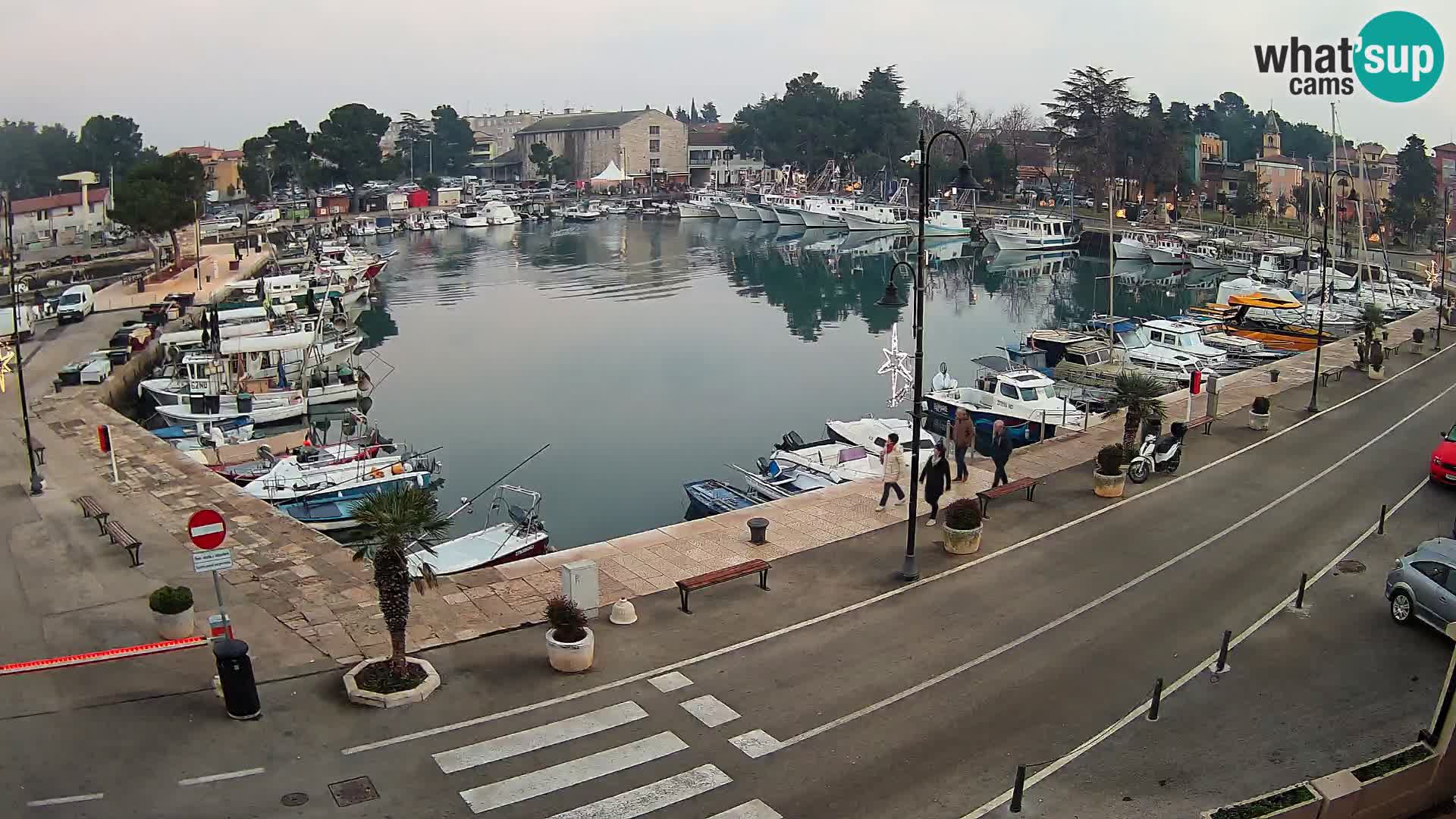 Novigrad webcam Mandrač | old marina – Istria