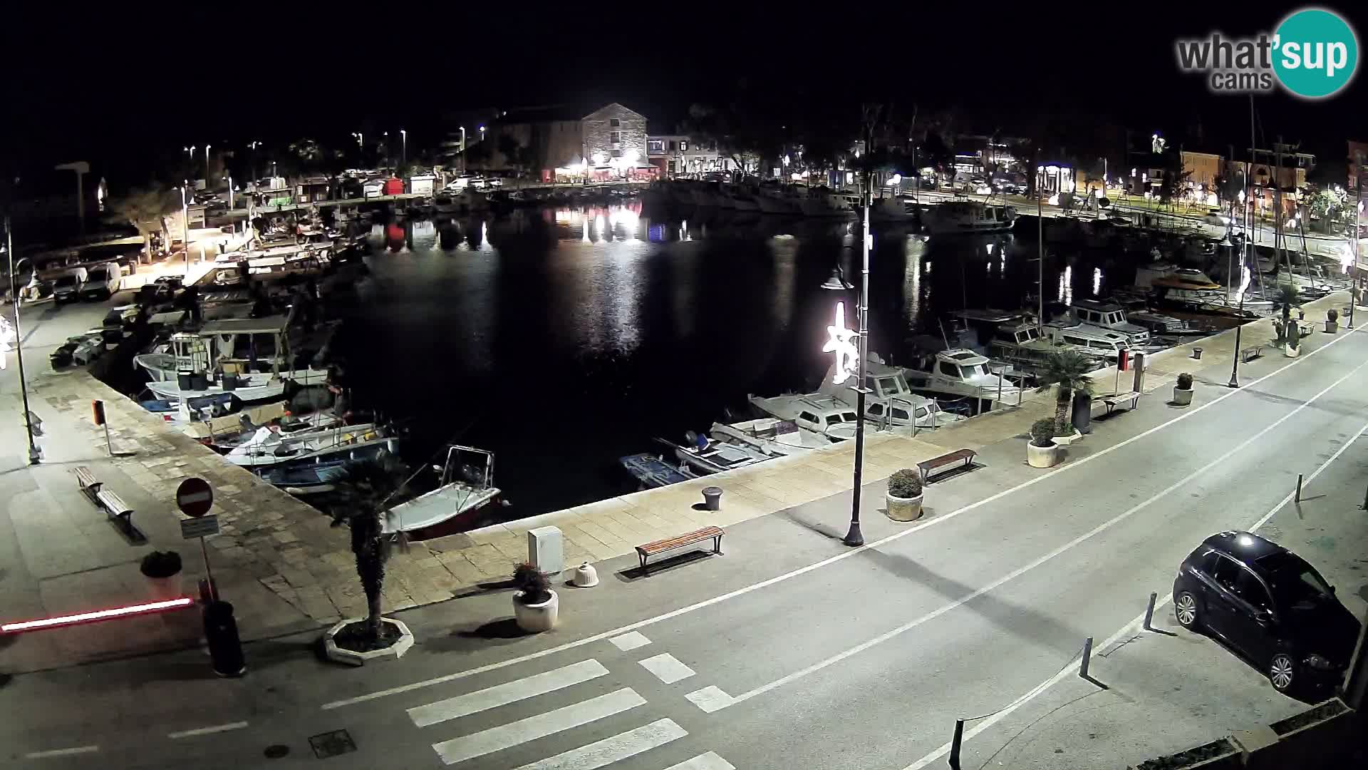 Novigrad webcam Mandrač | alten Hafen – Istrien