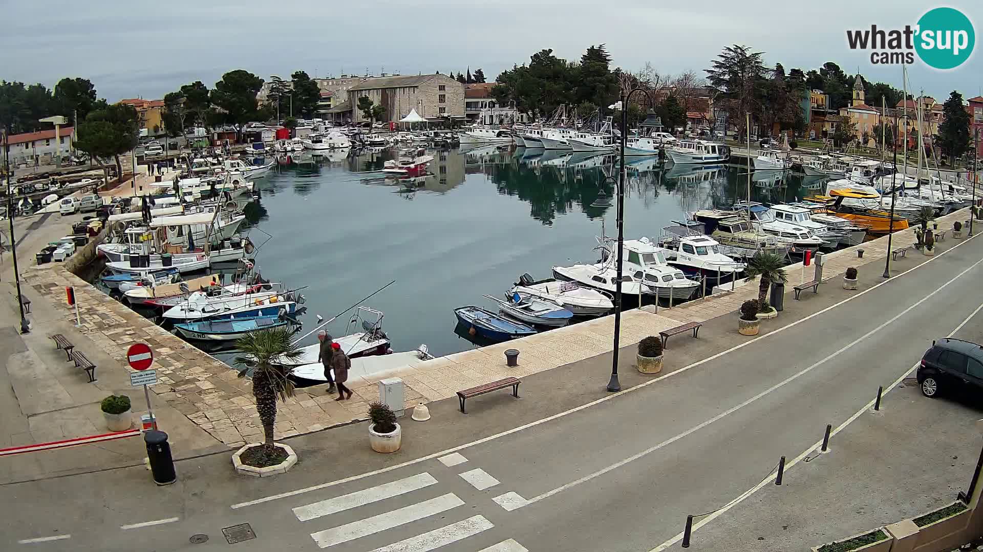 Novigrad webcam Mandrač | old marina – Istria