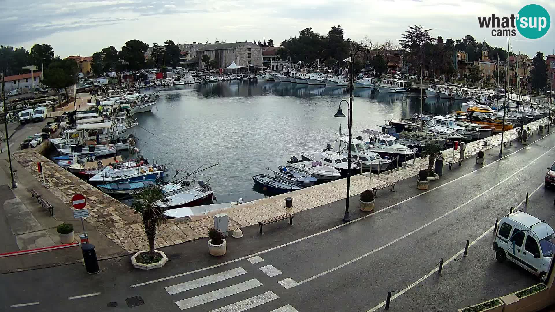 Novigrad webcam Mandrač | alten Hafen – Istrien