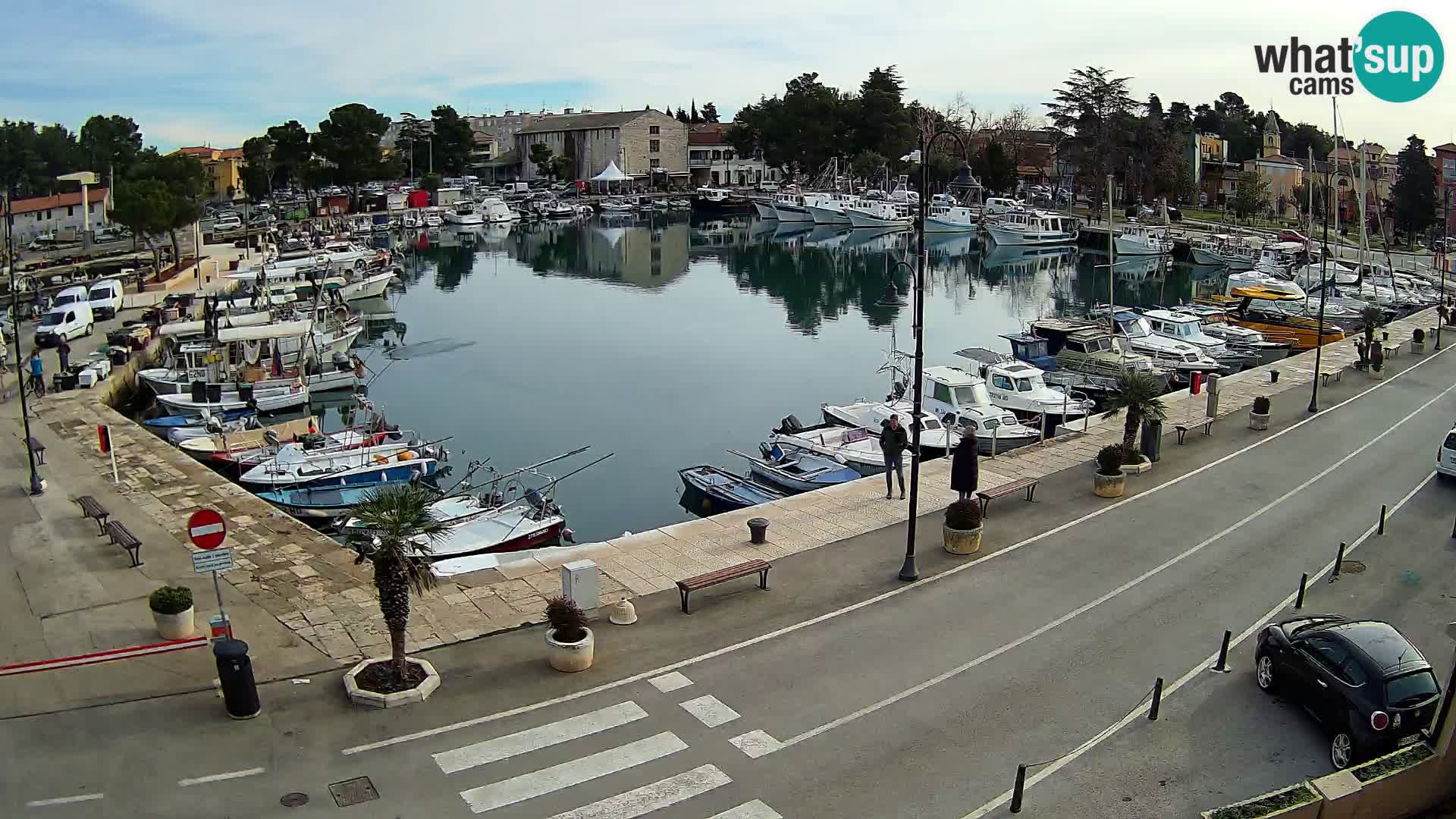 Novigrad webcam Mandrač | old marina – Istria