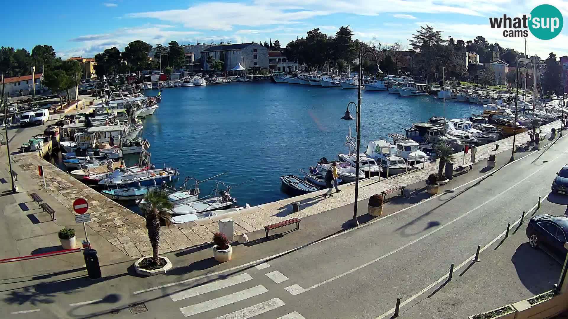 Novigrad webcam Mandrač | old marina – Istria