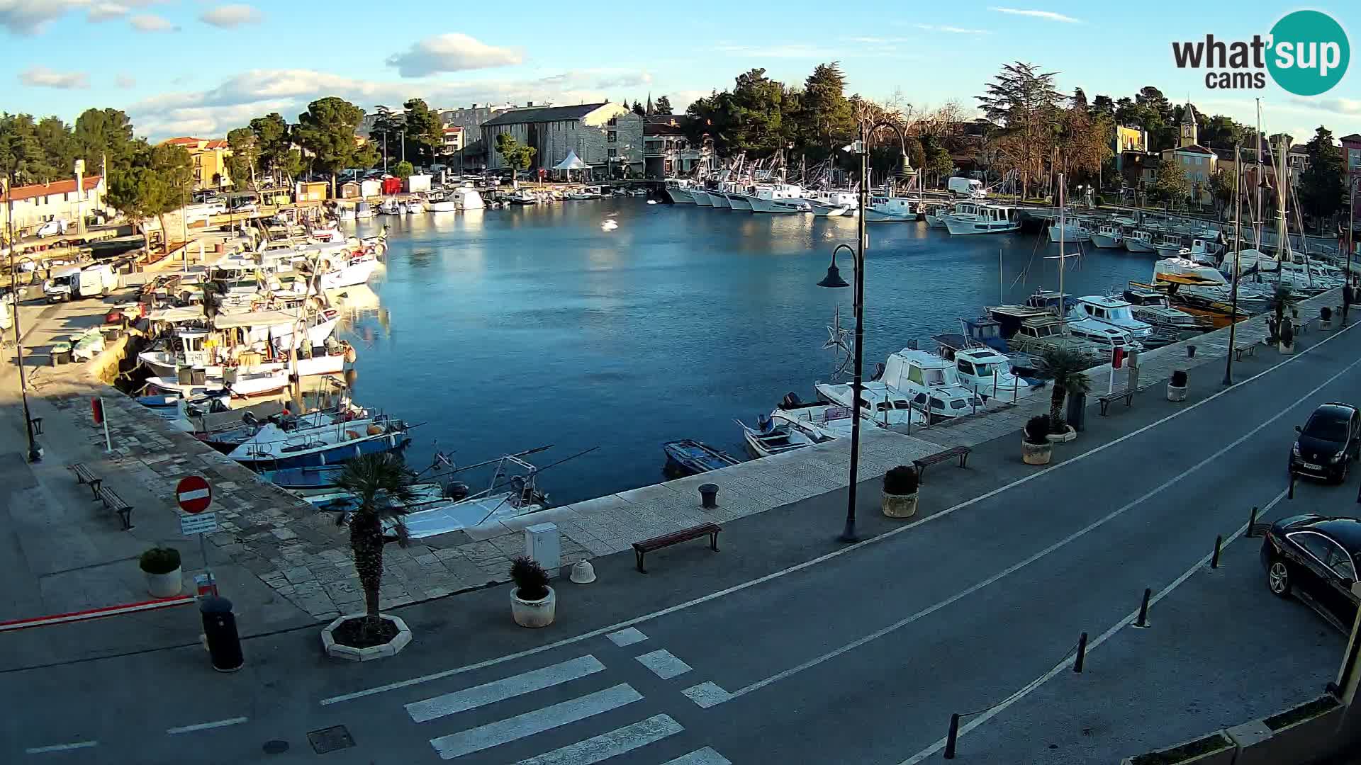 Novigrad webcam Mandrač | old marina – Istria