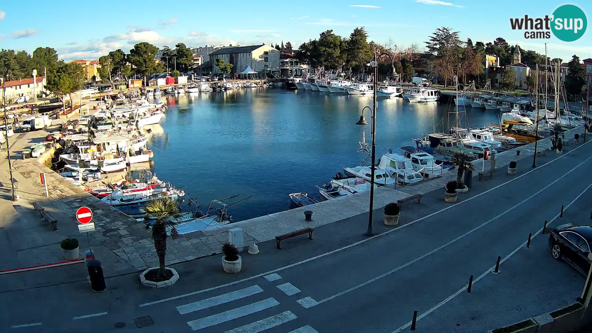 Novigrad webcam Mandrač | old marina – Istria