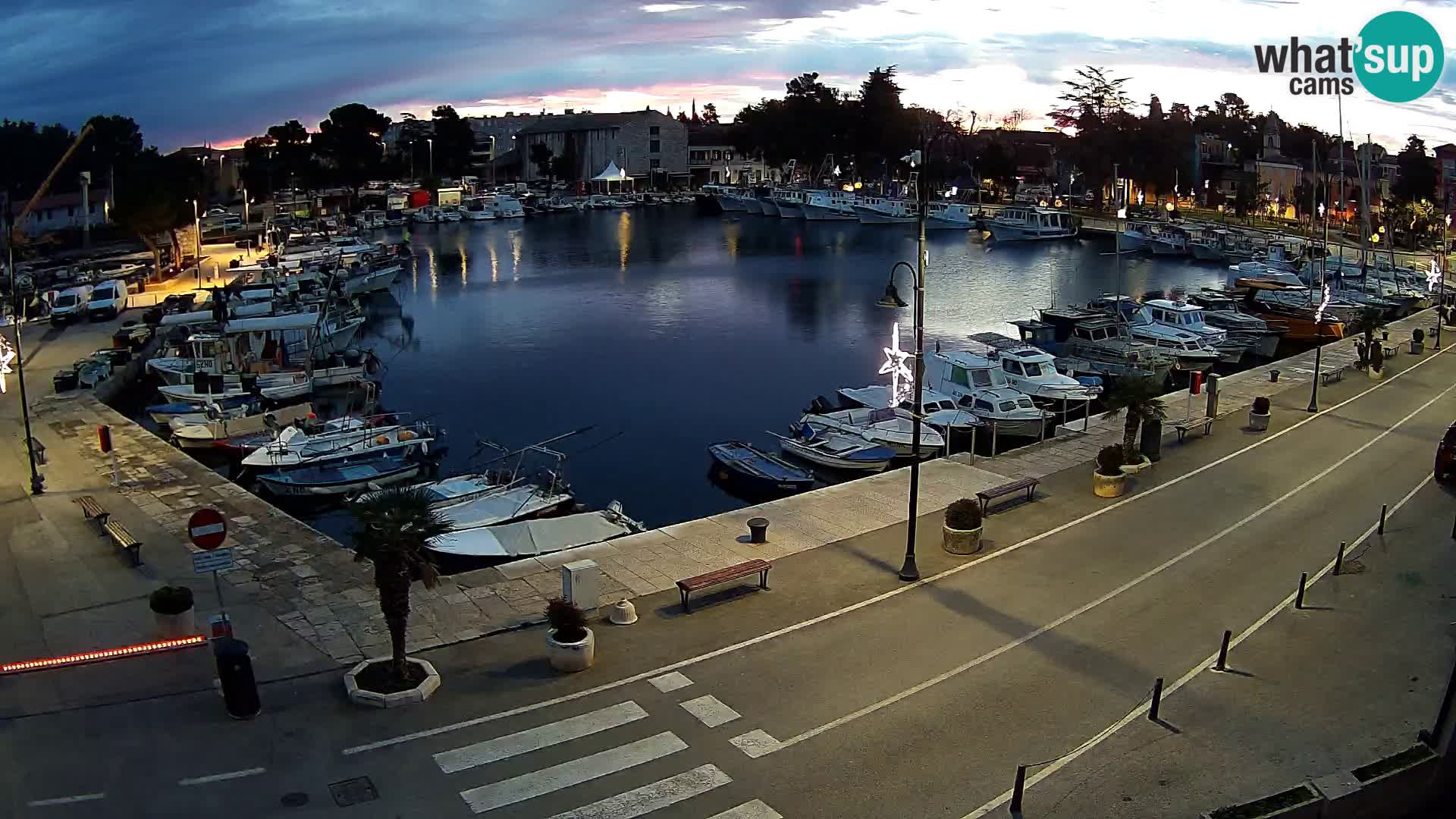 Novigrad webcam Mandrač | old marina – Istria