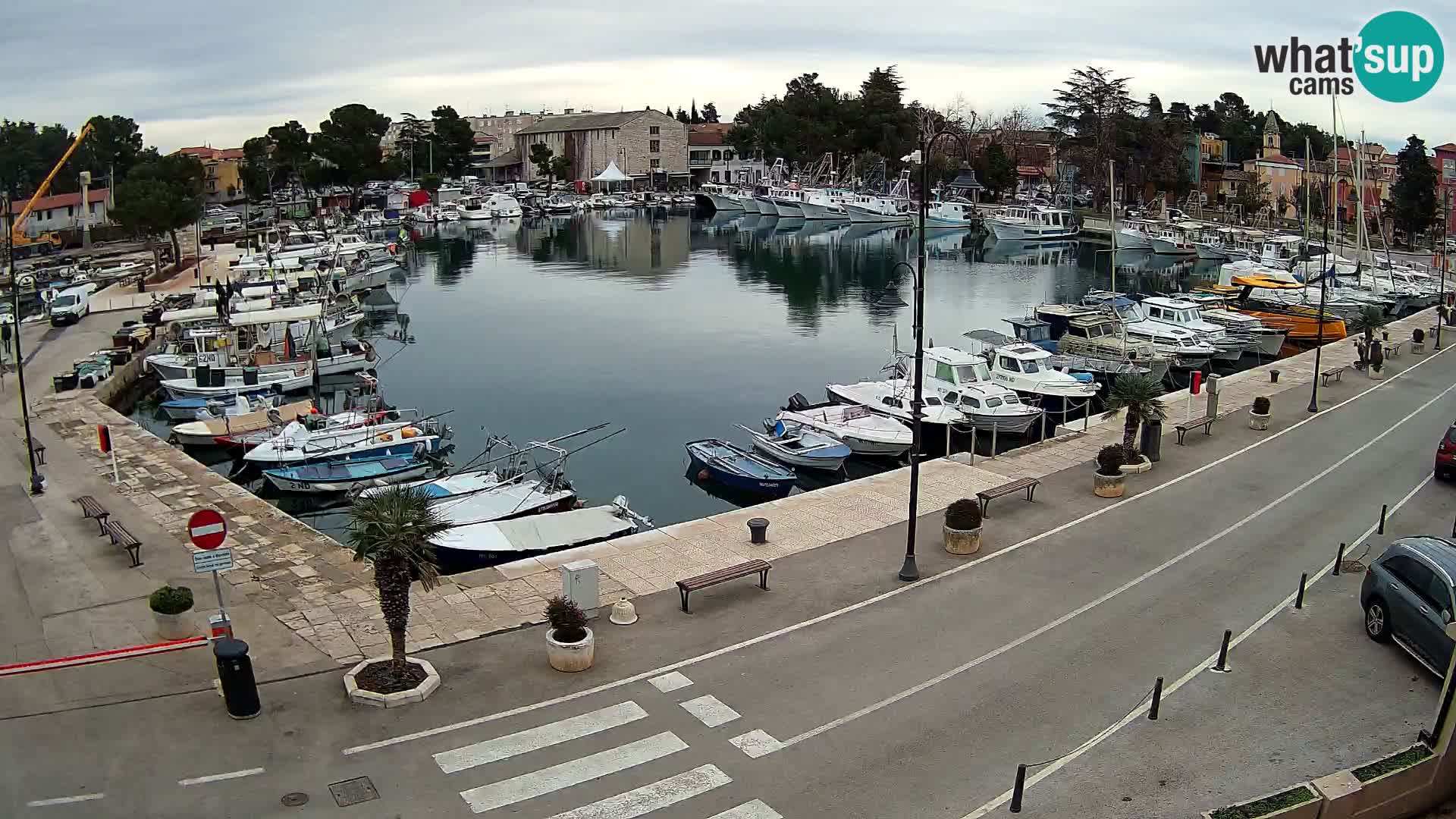 Novigrad webcam Mandrač | old marina – Istria