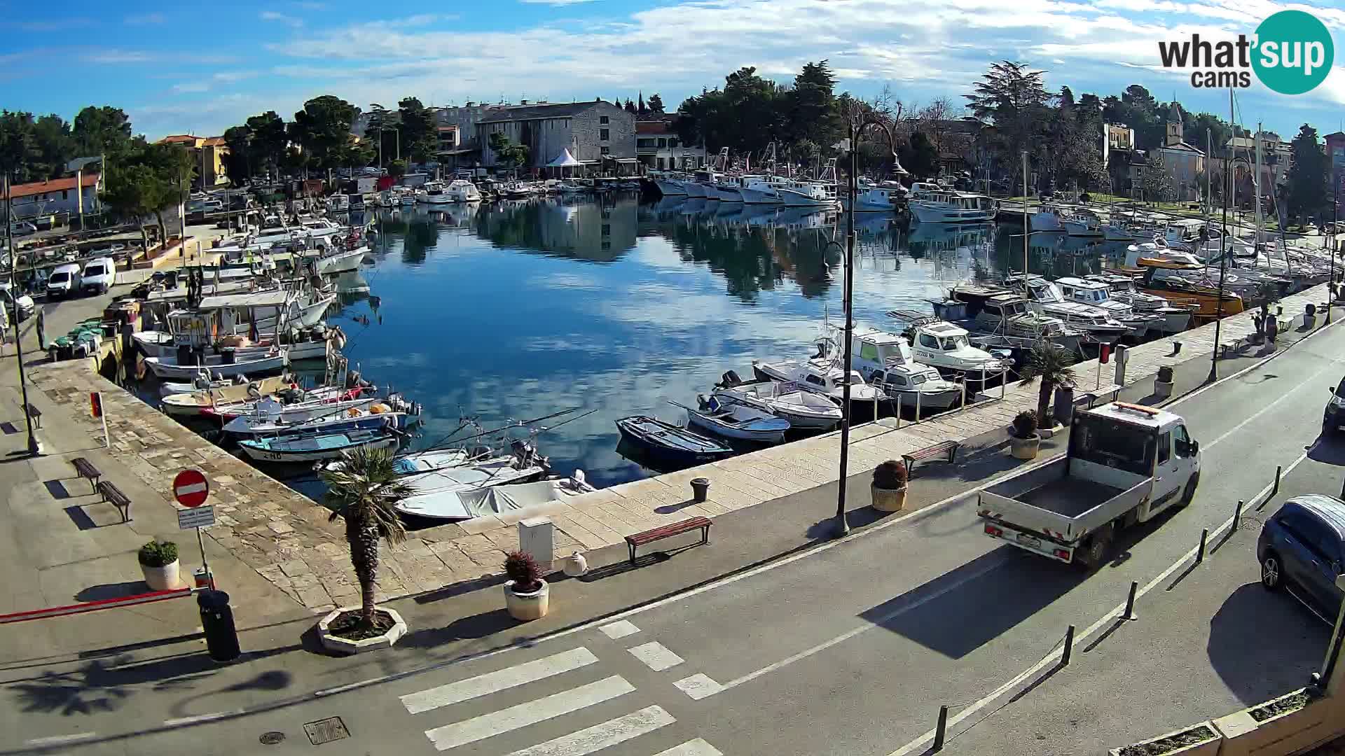 Novigrad webcam Mandrač | old marina – Istria