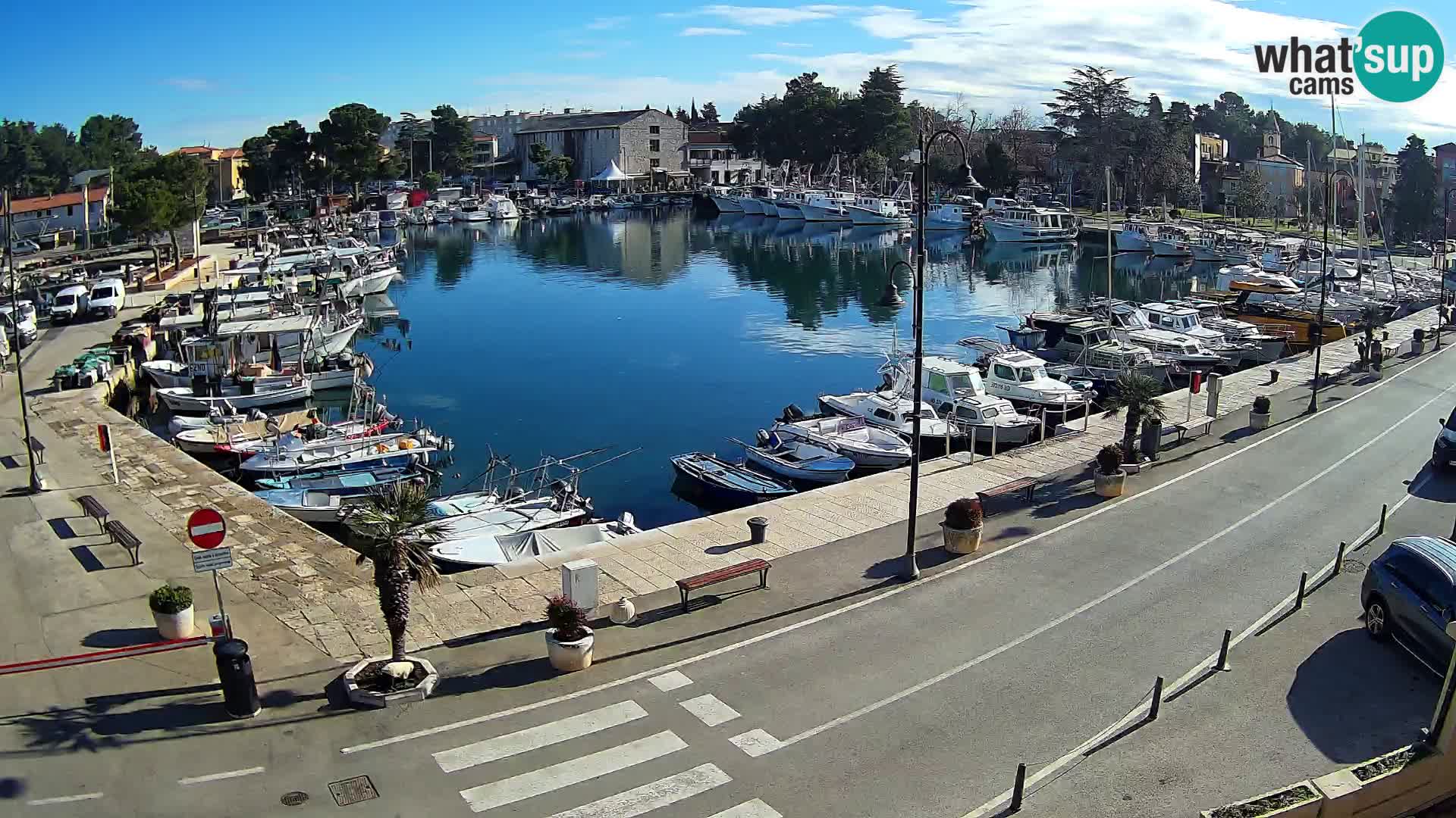 Novigrad webcam Mandrač | old marina – Istria