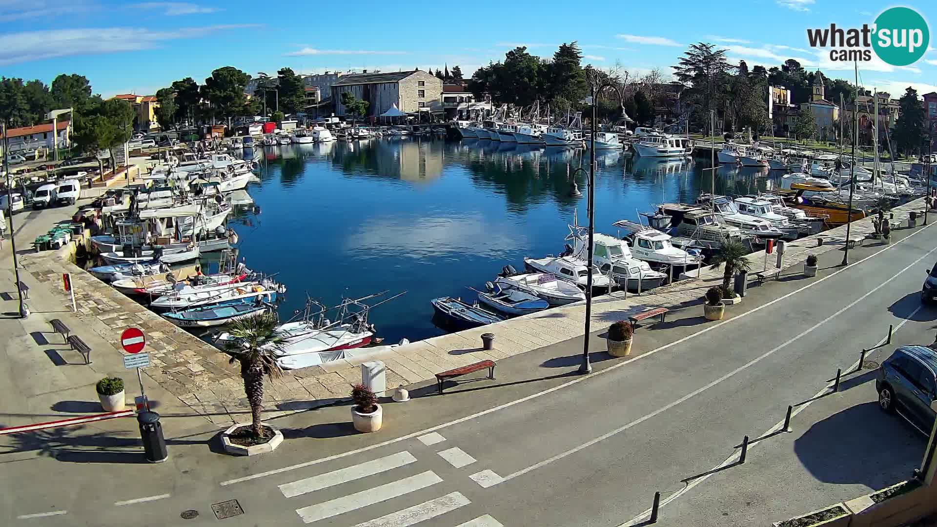 Novigrad webcam Mandrač | old marina – Istria