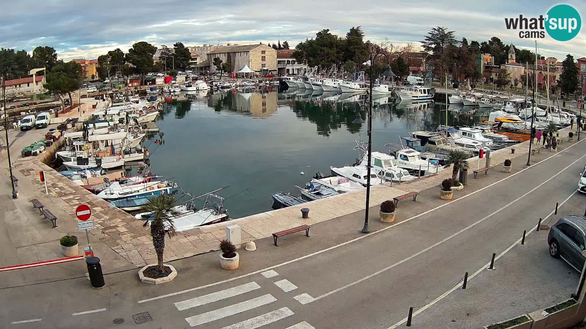 Novigrad webcam Mandrač | old marina – Istria