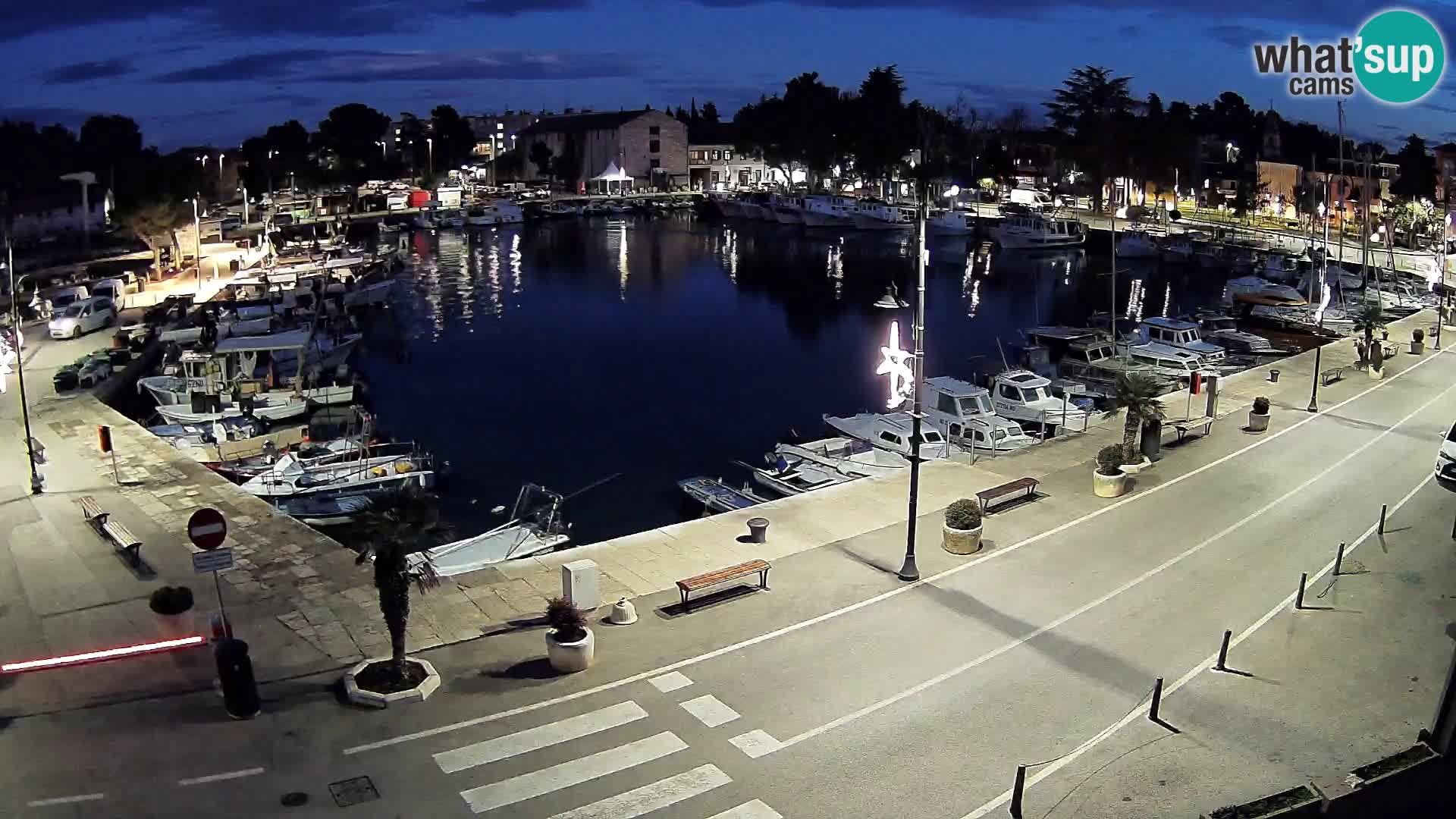 Novigrad webcam Mandrač | old marina – Istria