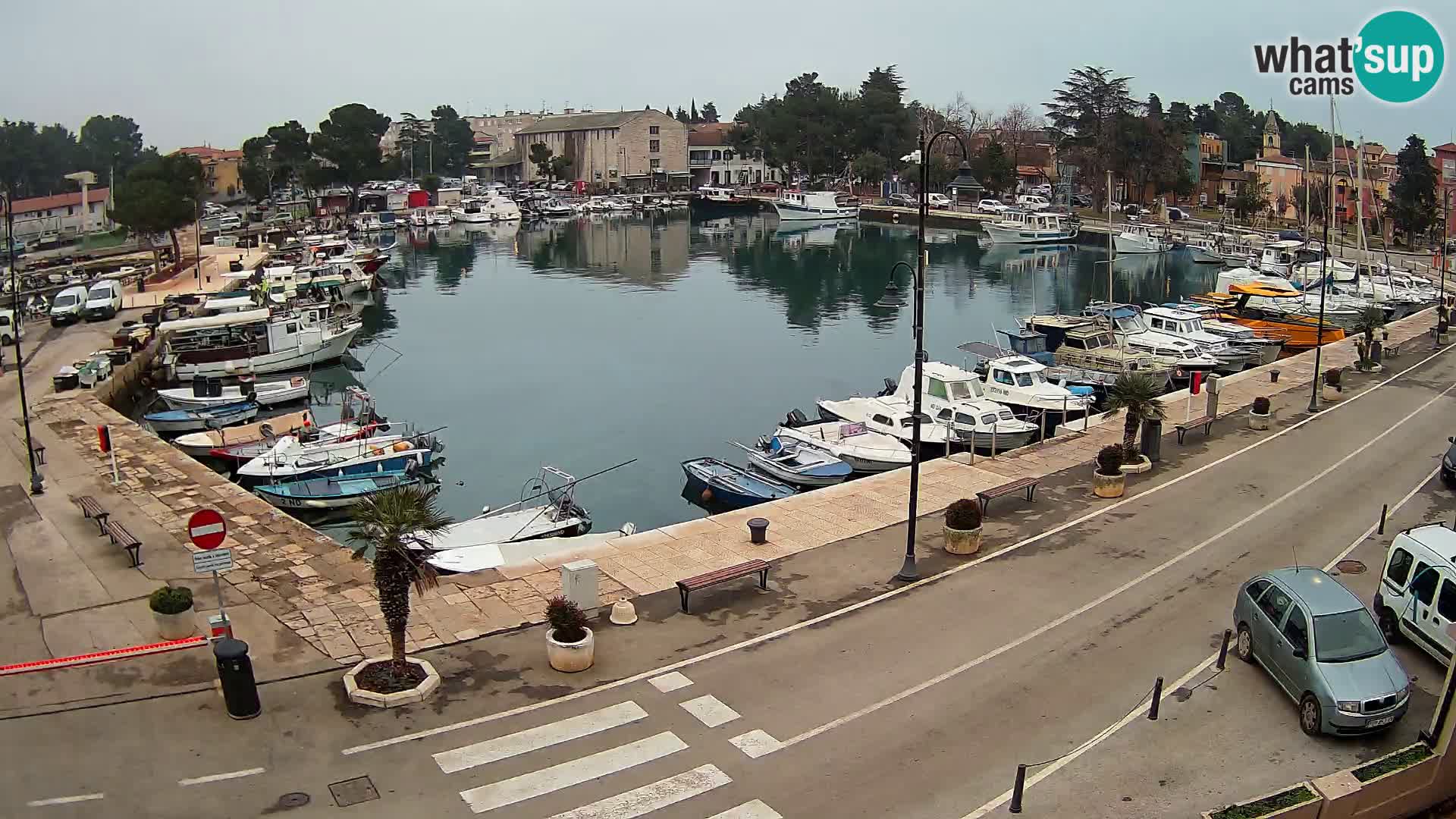 Novigrad webcam Mandrač | alten Hafen – Istrien