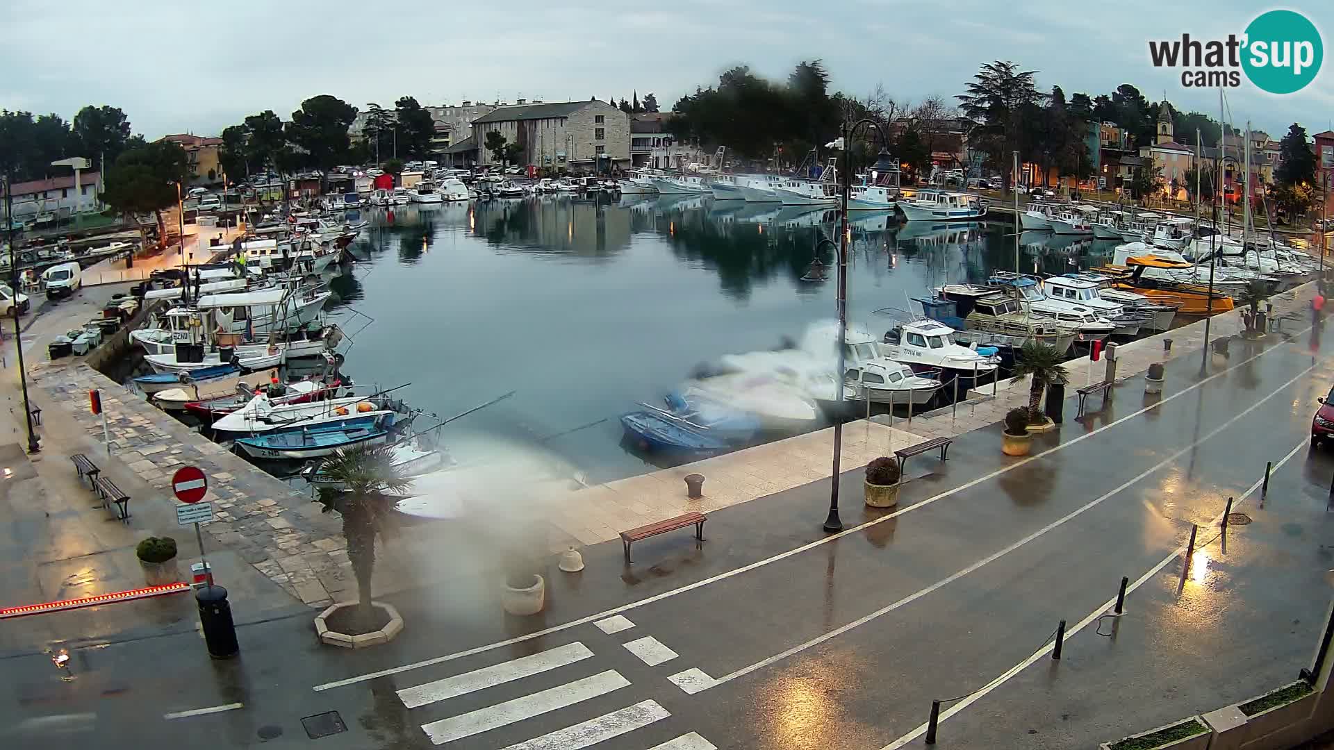 Novigrad webcam Mandrač | alten Hafen – Istrien