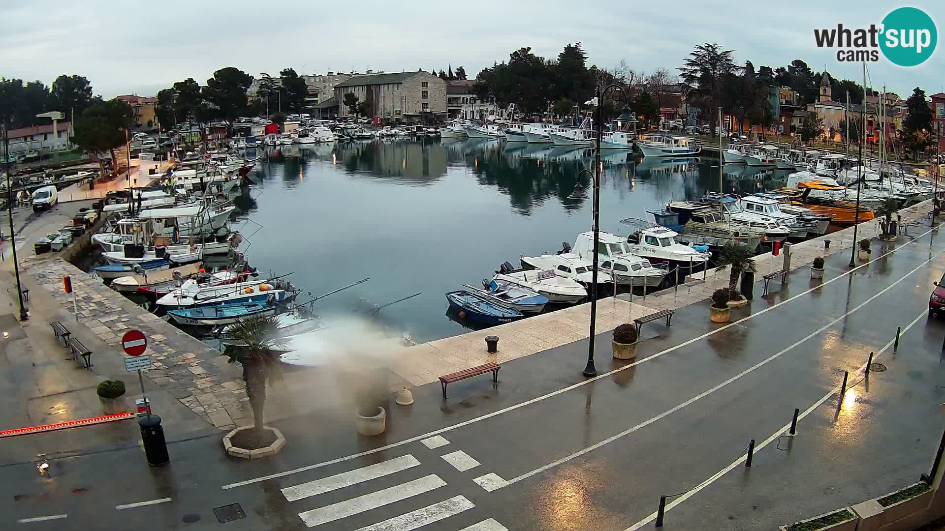 Novigrad webcam Mandrač | alten Hafen – Istrien