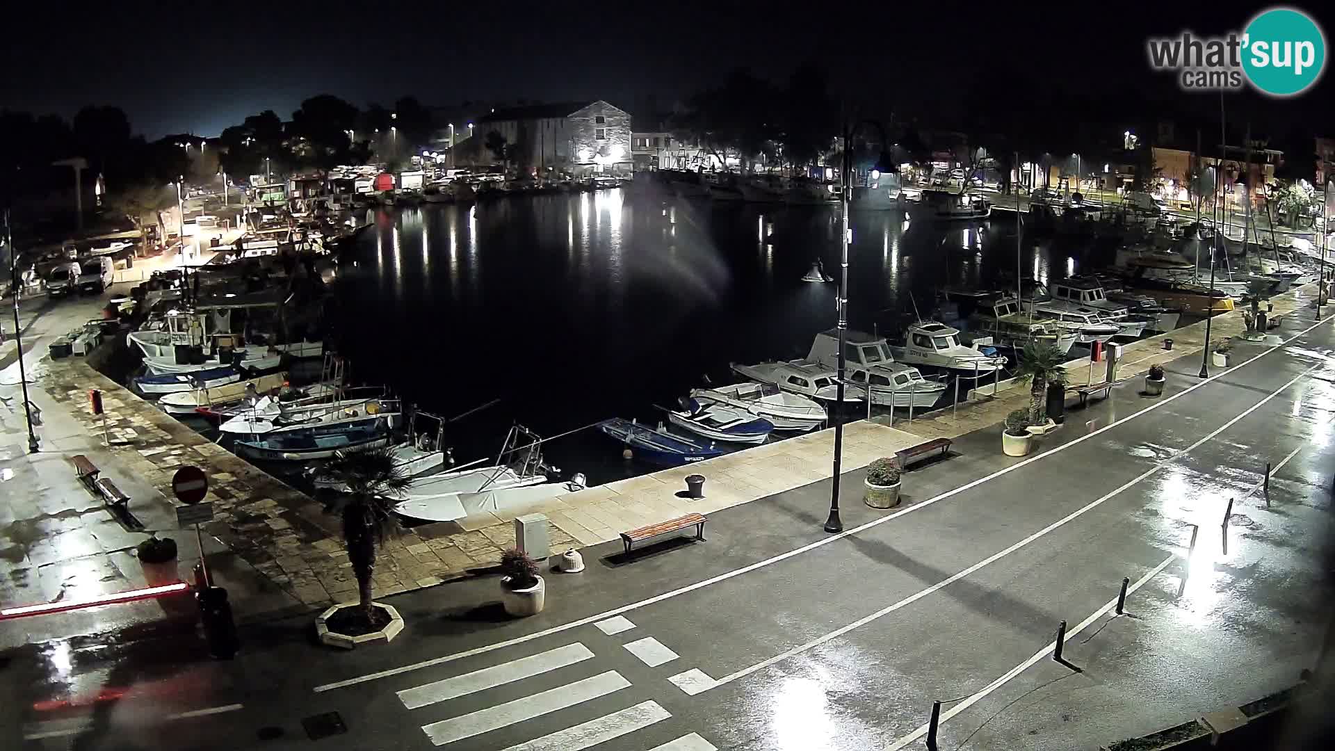 Novigrad webcam Mandrač | alten Hafen – Istrien