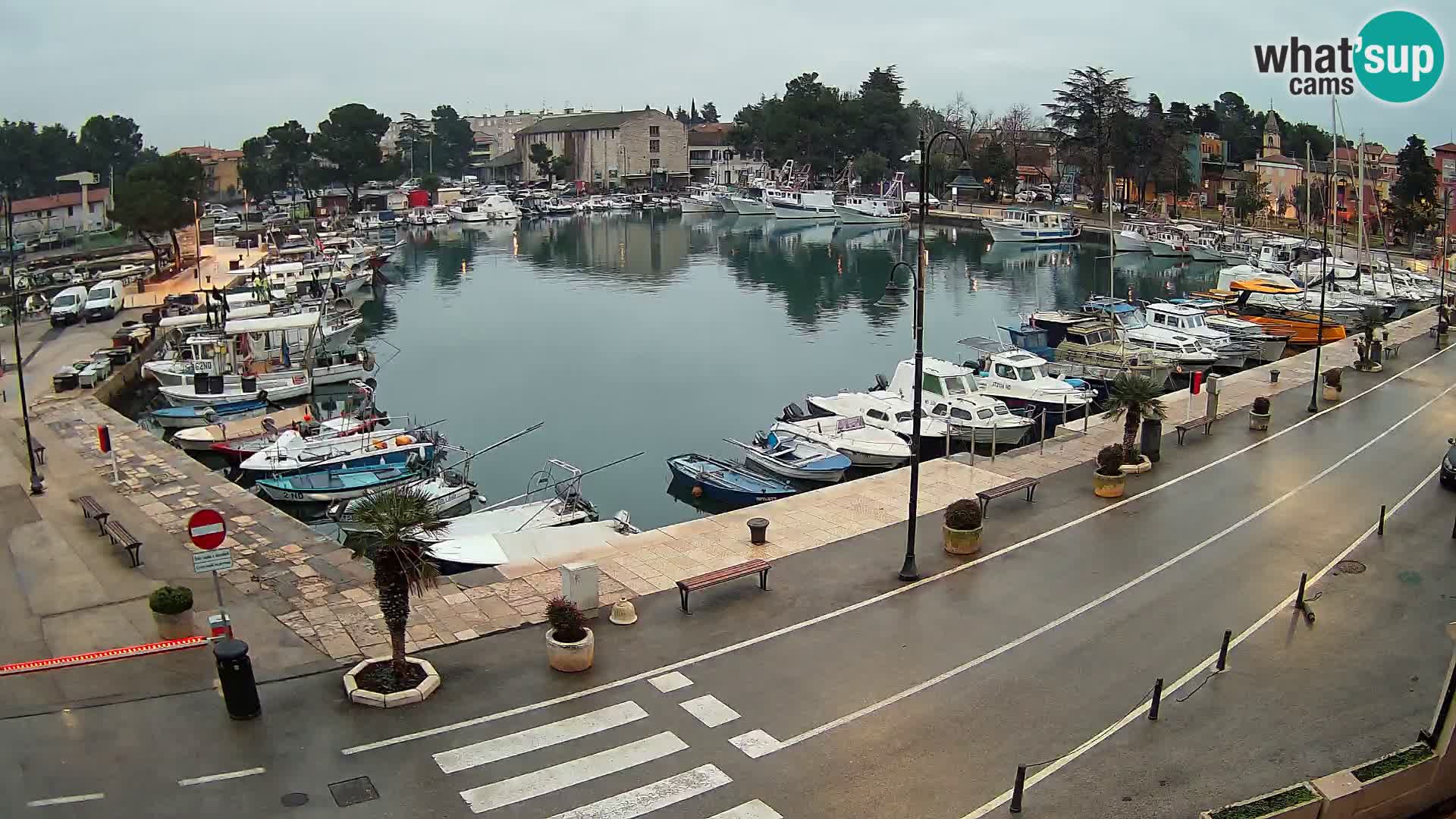 Novigrad webcam Mandrač | old marina – Istria