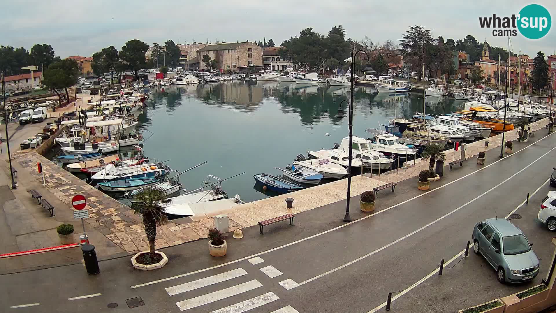 Novigrad webcam Mandrač | Cittanova in Istria – Porto vecchio