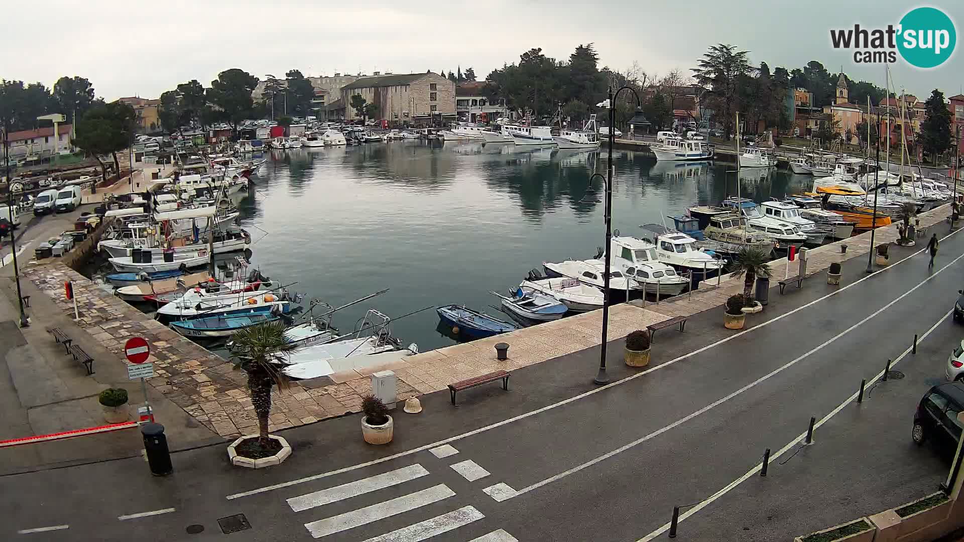 Novigrad webcam Mandrač | old marina – Istria