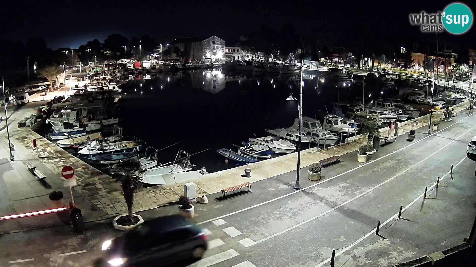 Novigrad webcam Mandrač | alten Hafen – Istrien