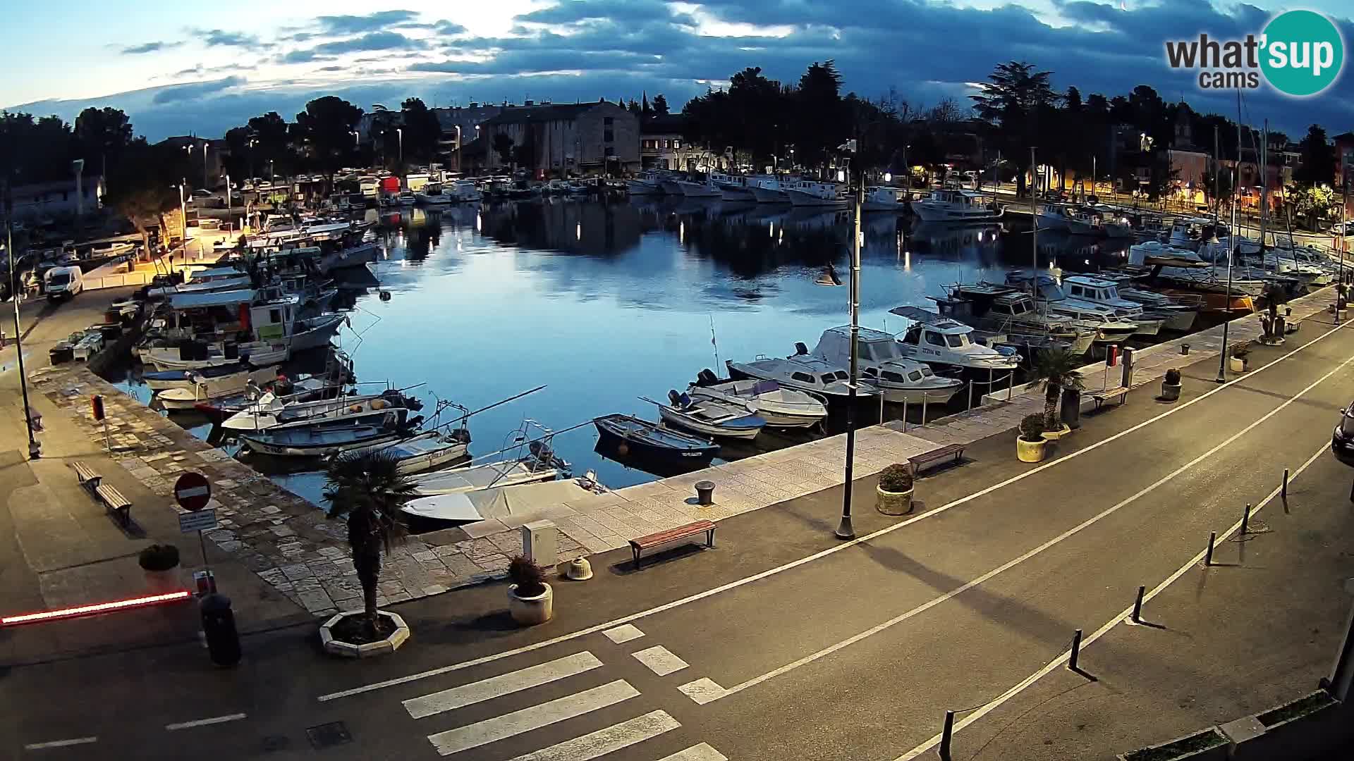 Novigrad webcam Mandrač | alten Hafen – Istrien