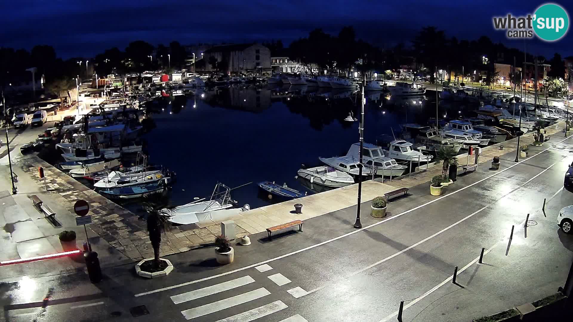 Novigrad webcam Mandrač | alten Hafen – Istrien