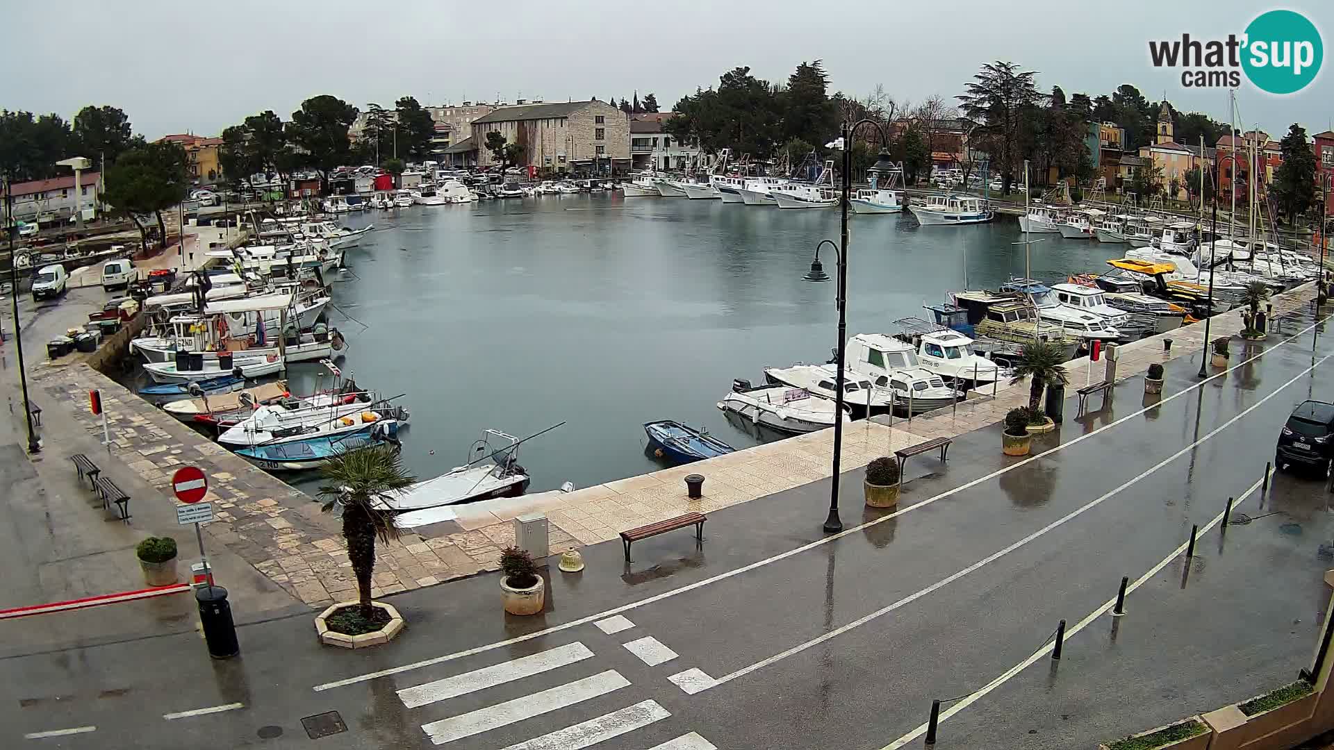 Novigrad webcam Mandrač | alten Hafen – Istrien