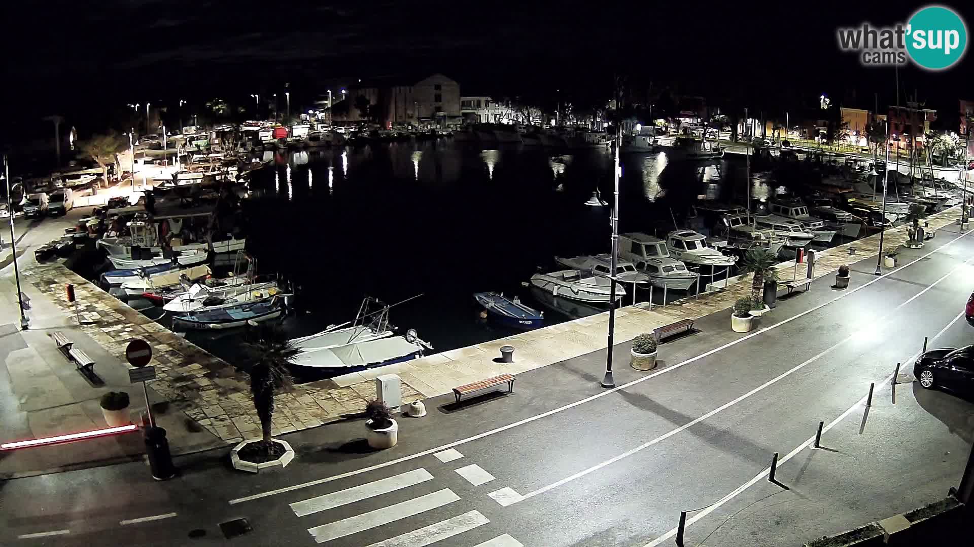 Novigrad webcam Mandrač | alten Hafen – Istrien