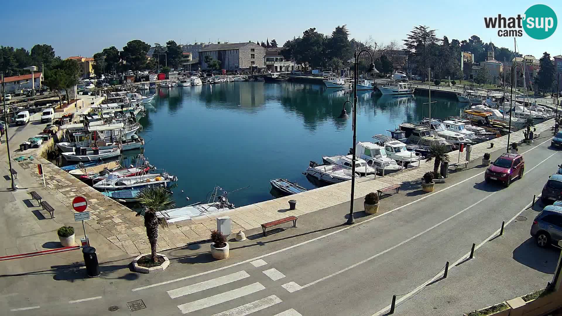 Novigrad webcam Mandrač | old marina – Istria