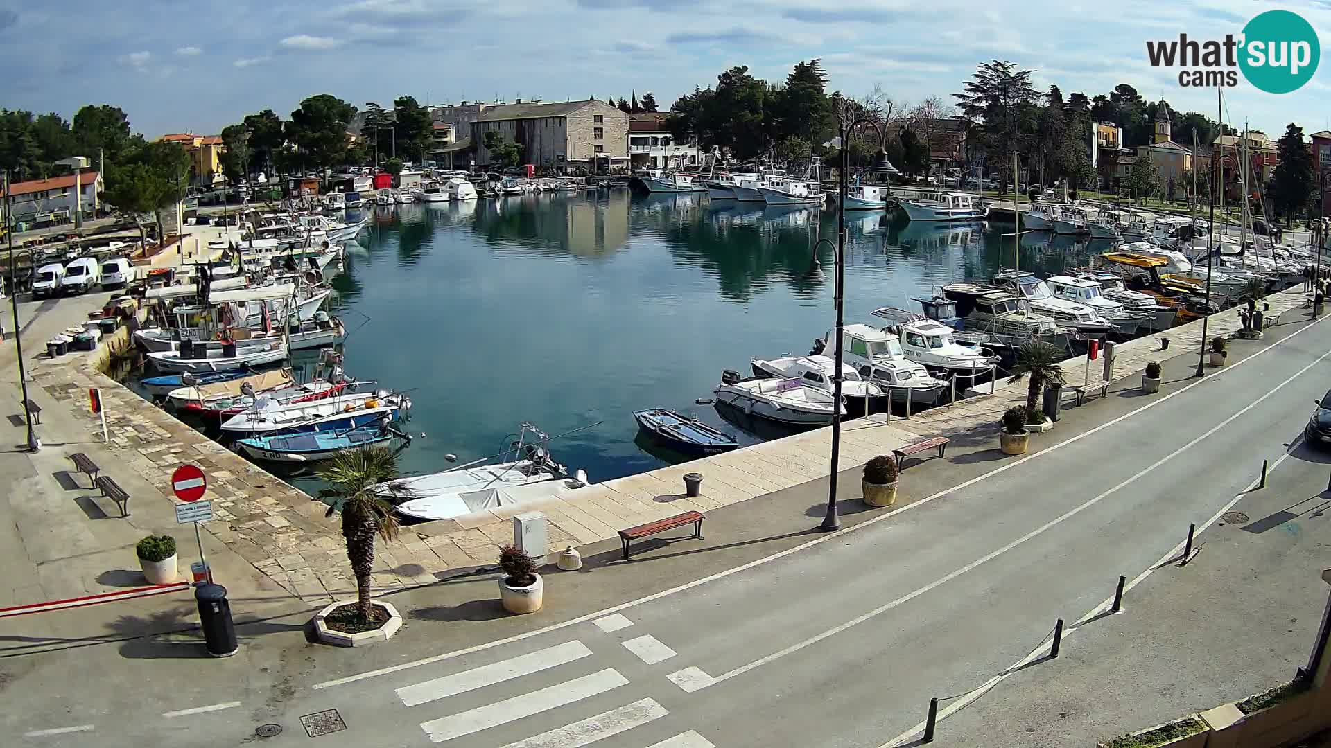 Novigrad webcam Mandrač | old marina – Istria