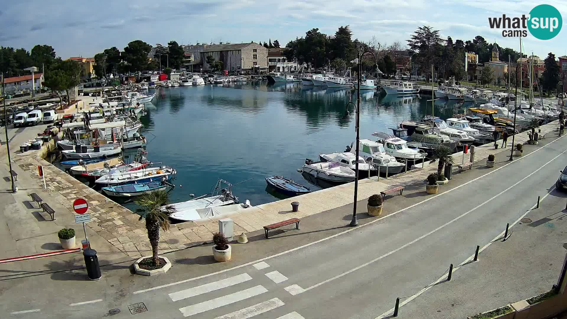 Novigrad webcam Mandrač | Cittanova in Istria – Porto vecchio