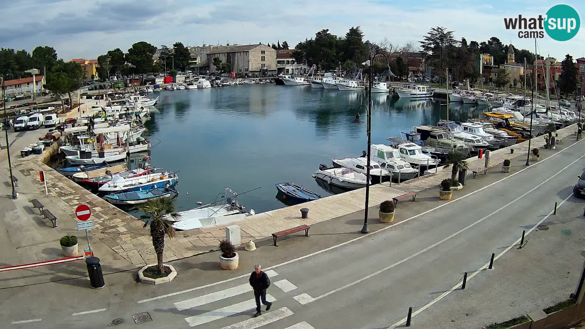 Novigrad webcam Mandrač | old marina – Istria