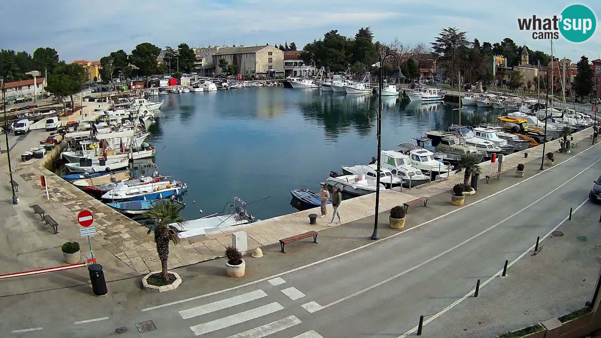 Novigrad webcam Mandrač | alten Hafen – Istrien