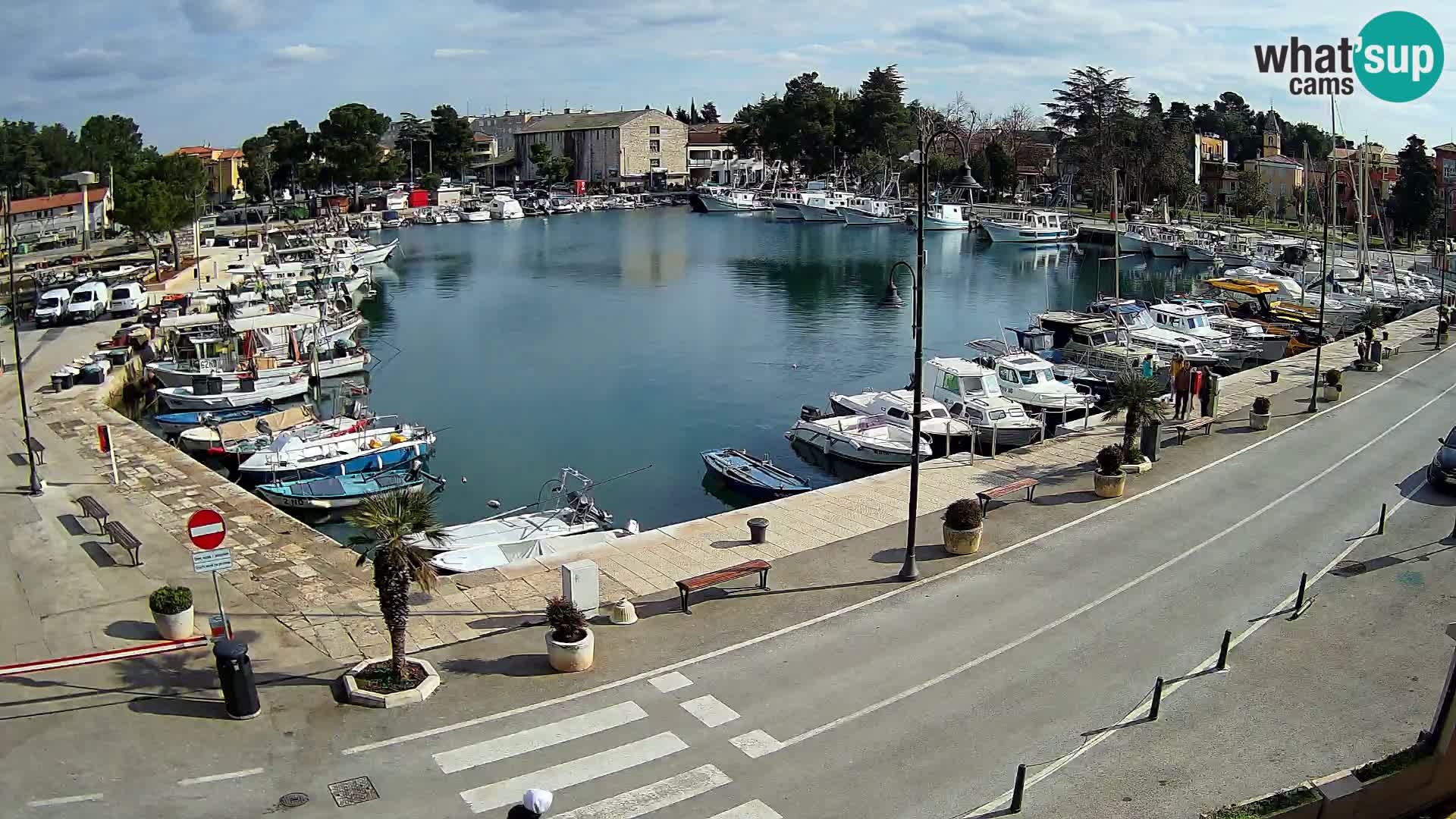 Novigrad webcam Mandrač | alten Hafen – Istrien