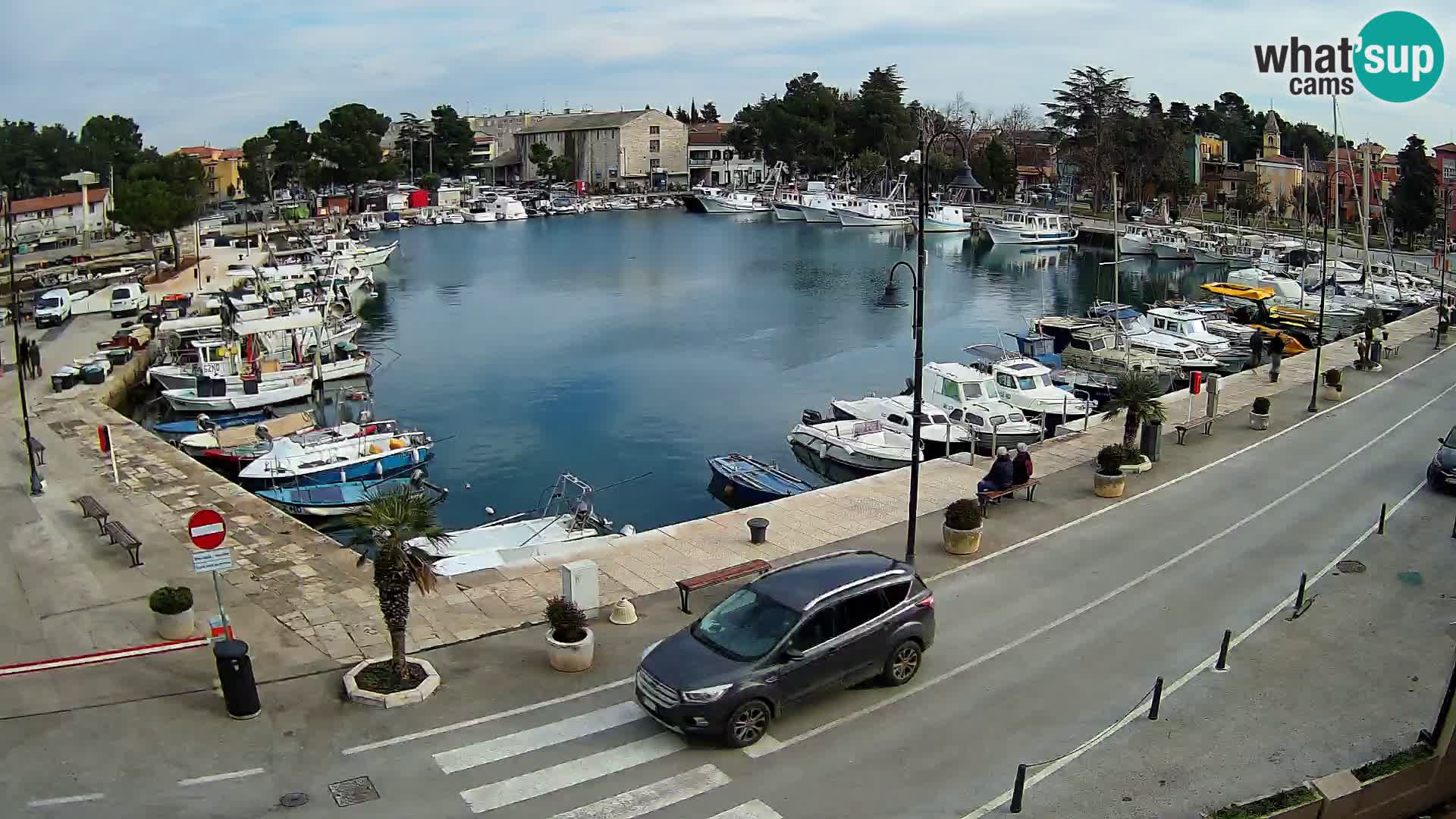 Novigrad webcam Mandrač | Cittanova in Istria – Porto vecchio