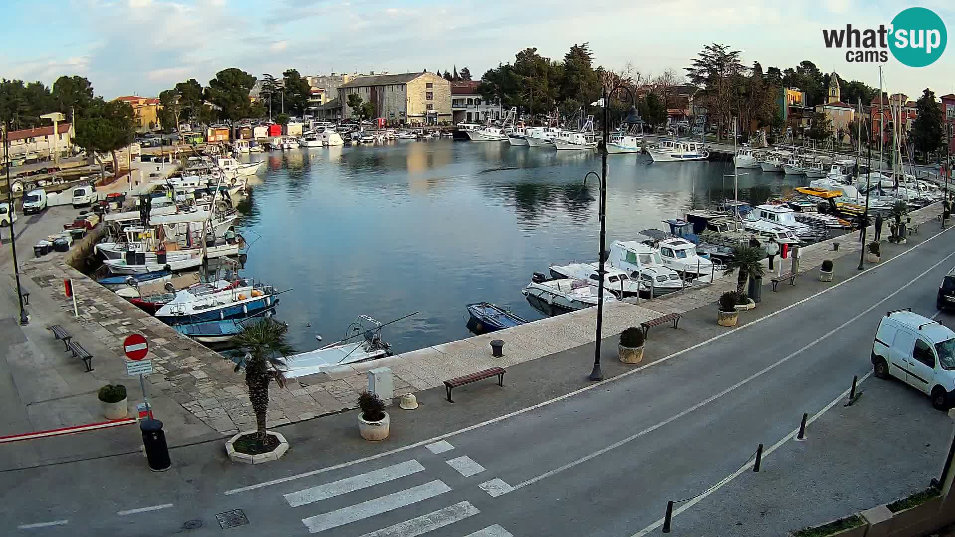 Novigrad webcam Mandrač | alten Hafen – Istrien