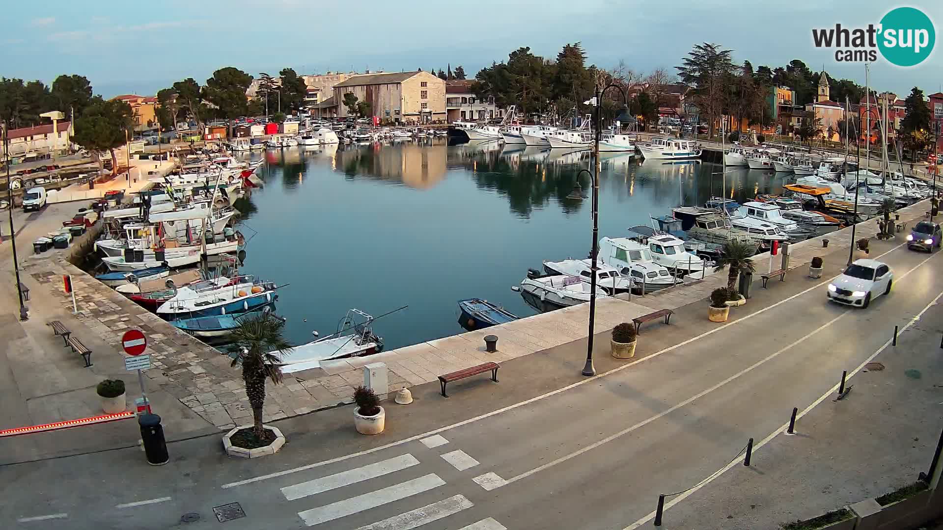 Novigrad webcam Mandrač | Cittanova in Istria – Porto vecchio