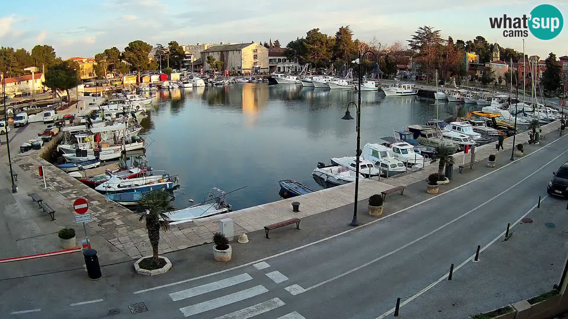 Novigrad webcam Mandrač | old marina – Istria