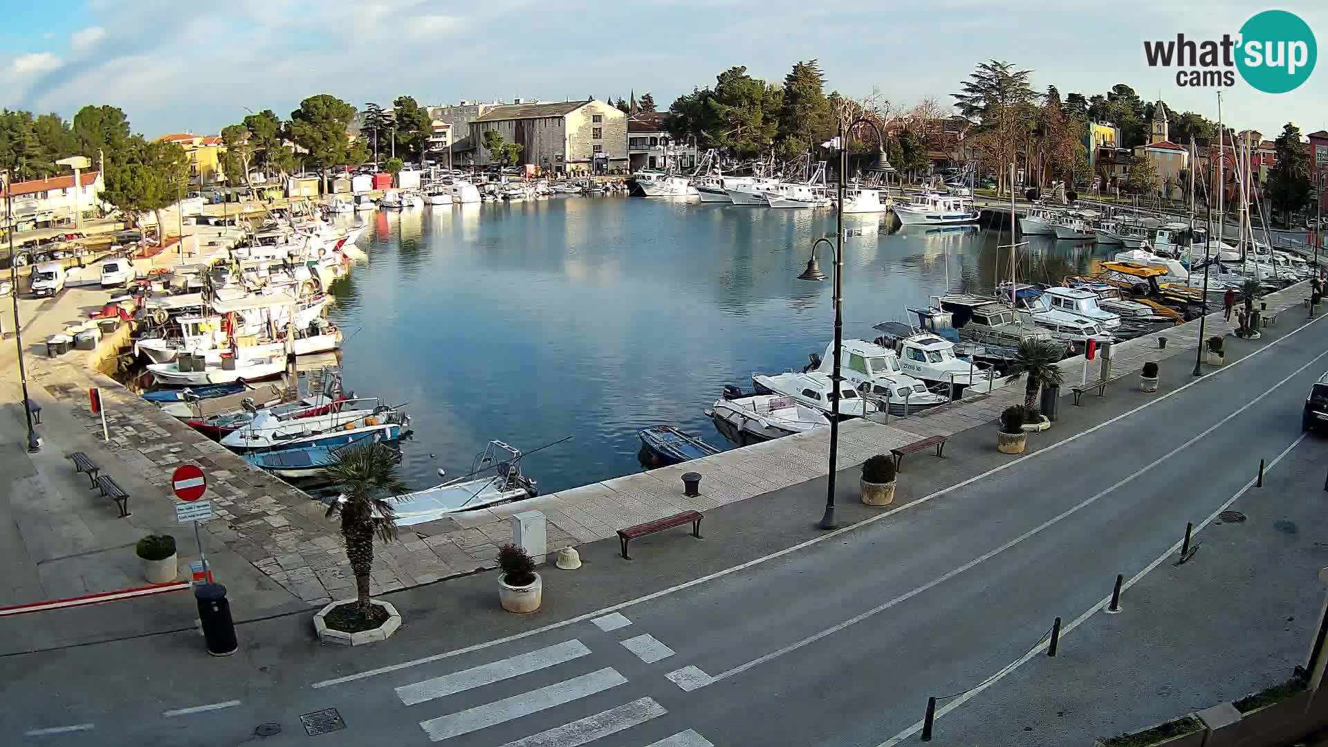 Novigrad webcam Mandrač | alten Hafen – Istrien