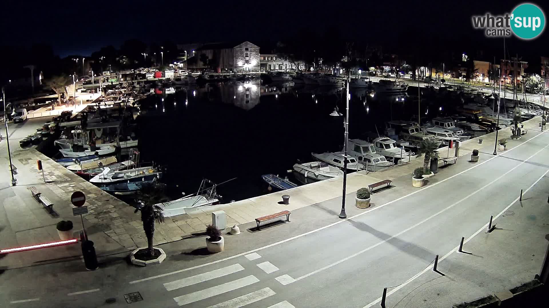 Novigrad webcam Mandrač | alten Hafen – Istrien