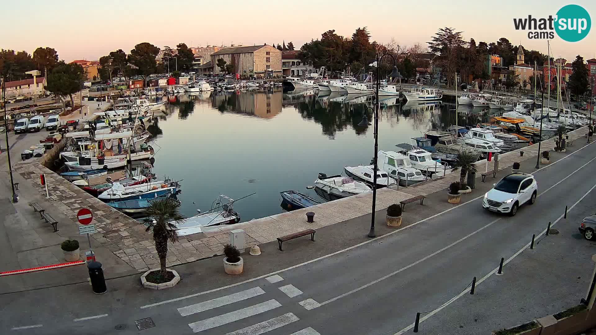 Novigrad webcam Mandrač | alten Hafen – Istrien