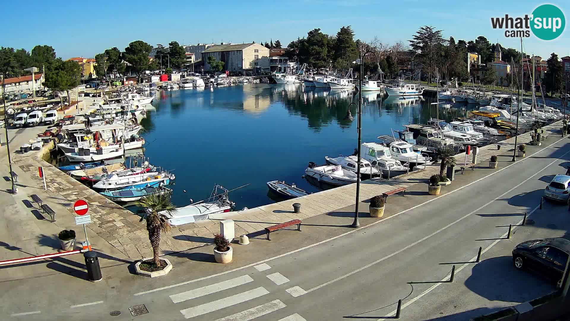 Novigrad webcam Mandrač | alten Hafen – Istrien