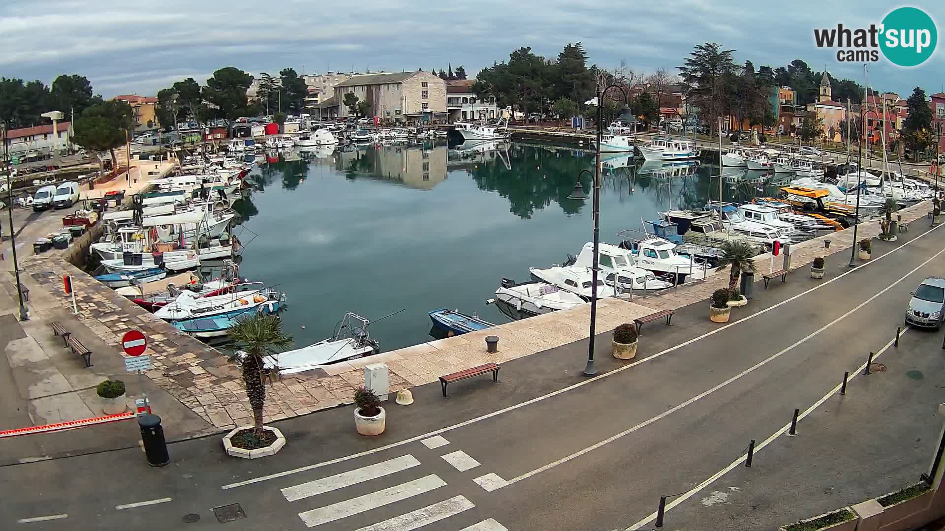 Novigrad webcam Mandrač | old marina – Istria