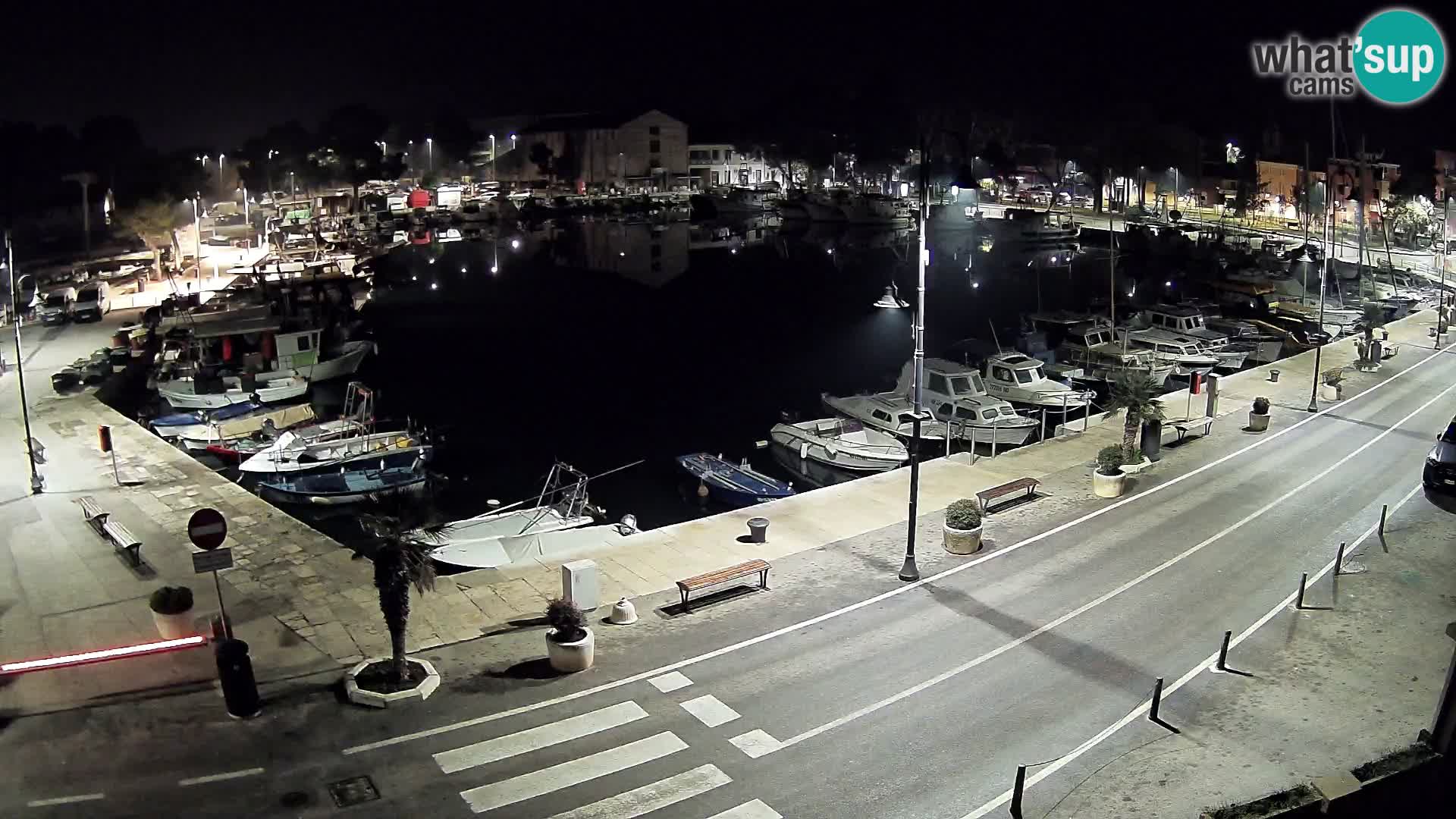 Novigrad webcam Mandrač | alten Hafen – Istrien