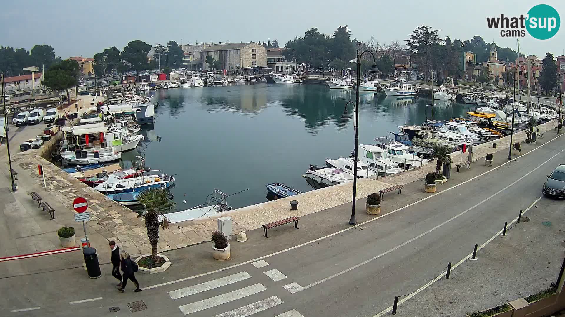 Novigrad webcam Mandrač | alten Hafen – Istrien