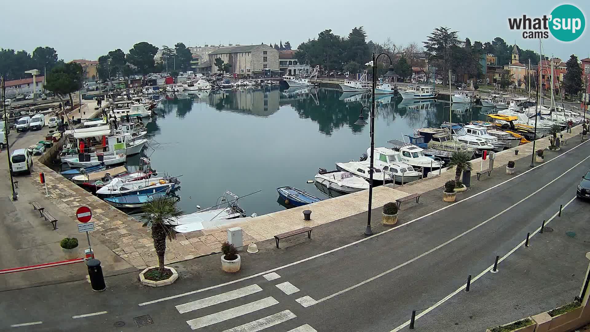 Novigrad webcam Mandrač | old marina – Istria