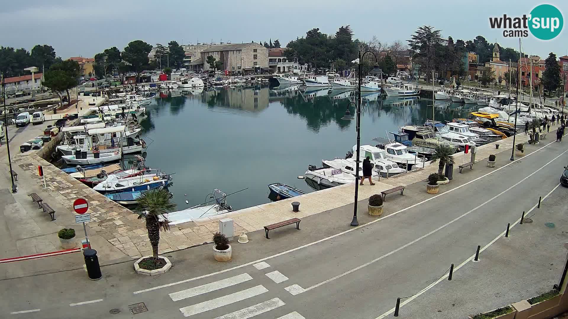 Novigrad webcam Mandrač | alten Hafen – Istrien