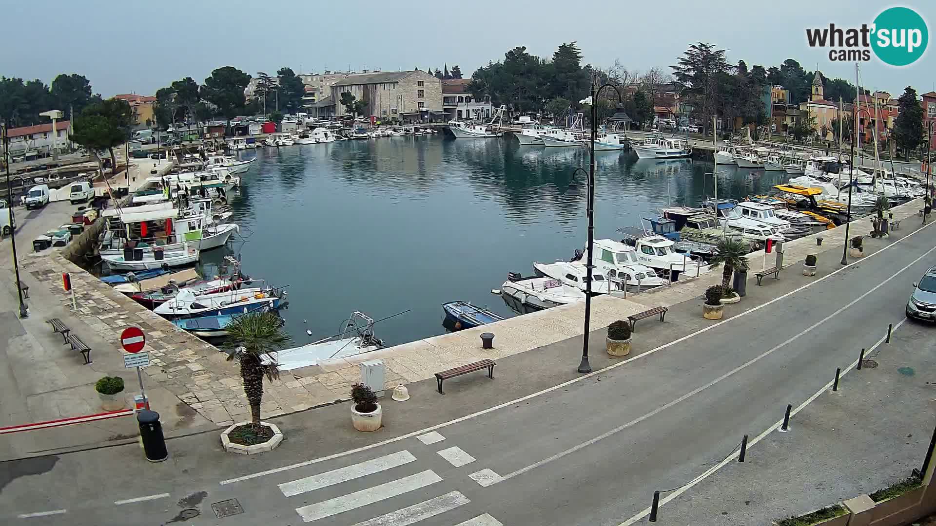 Novigrad webcam Mandrač | alten Hafen – Istrien